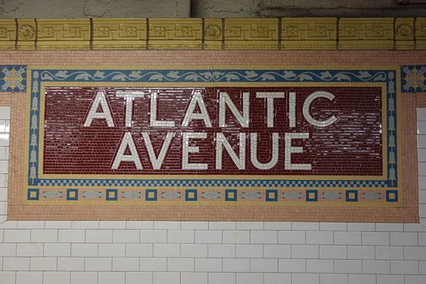 Brooklyn New York Luglio 2019 Atlantic Avenue Stazione Della Metropolitana — Foto Stock