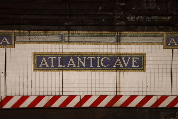 Brooklyn New York Luglio 2019 Atlantic Avenue Stazione Della Metropolitana — Foto Stock