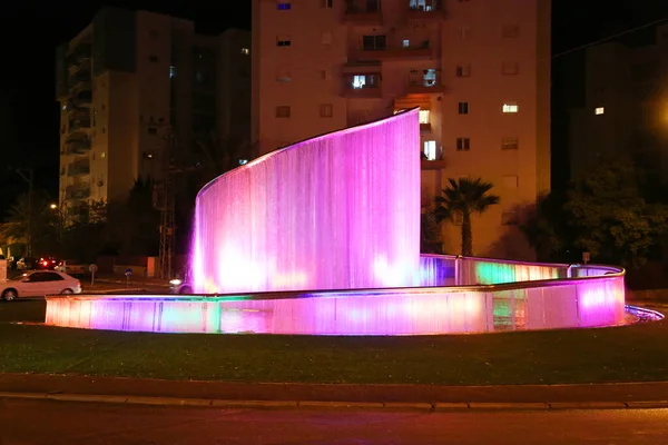 Beer Sheba Israel November 2014 Unique Water Fountain Beer Sheba — Stock Photo, Image