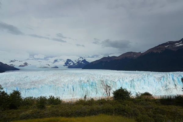 Beobachtungsbalkon Perito Moreno Glacier Visitors Center Los Glaciares Nationalpark Der — Stockfoto