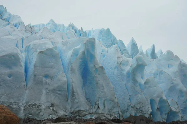 アルゼンチン サンタクルス州南西部のロス グラシアレス国立公園のペリト モレノ氷河 — ストック写真