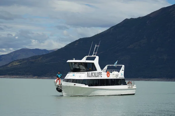 Calafate Argentina Fevereiro 2020 Passeio Barco Para Perito Moreno Glaciar — Fotografia de Stock