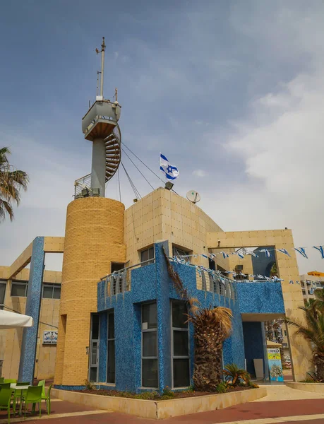 Ashkelon Israel Μαΐου 2017 Υπηρεσία Ναυτικής Αστυνομίας Ισραήλ Στη Μαρίνα — Φωτογραφία Αρχείου