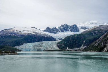 Pia Glacier in Park Nacional Alberto de Agostini in the Beagle Channel of Patagonia, Şili