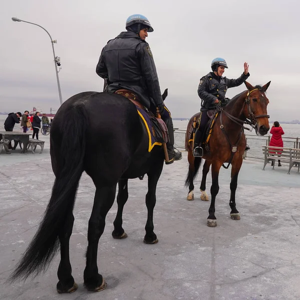 Brooklyn New York Mart 2020 New York Polis Teşkilatı Brooklyn — Stok fotoğraf