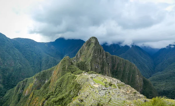 Machu Picchu Peru Harabe Burası 1983 Yılından Kalma Unesco Dünya — Stok fotoğraf