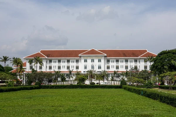 Siem Reap Cambodia November 2019 Historic Luxury Raffles Grand Hotel — Stock Photo, Image