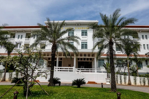 Siem Reap Cambodia November 2019 Historic Luxury Raffles Grand Hotel — Stock Photo, Image
