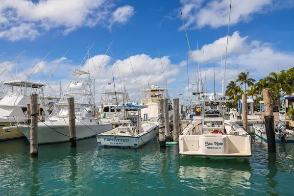 West Palm Beach Florida March 2019 Sailboats Yachts Sailfish Marina — 图库照片