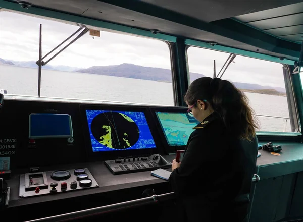 Tierra Del Fuego Chile Февраля 2020 Года Штурман Корабля Ventus — стоковое фото