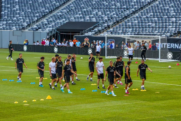 East Rutherford July 2019 Team Real Madrid Pre Match Training — 스톡 사진