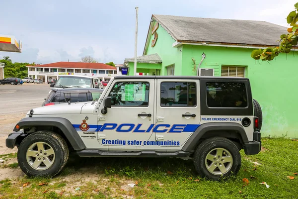 Eleuthera Bahamas Junho 2019 Roayl Bahamas Carro Polícia Ilha Eleuthera — Fotografia de Stock