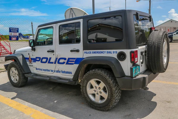 Элеутера Бахамас Июня 2019 Года Полицейский Автомобиль Roayl Bahamas Острове — стоковое фото
