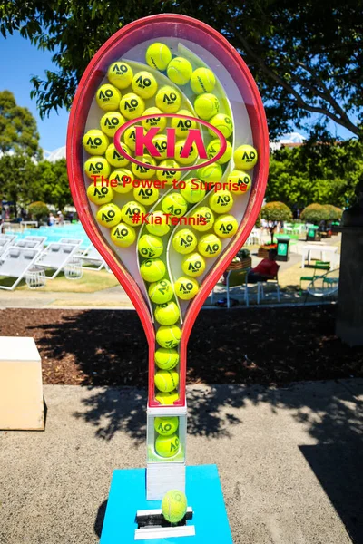 メルボルン オーストラリア 1月23 2019 2019中のメルボルン公園のオーストラリアのテニスセンターの敷地内にオーストラリアオープン — ストック写真
