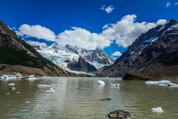 Laguna Torre Lake Los Glaciares Nationalpark Argentina Patagonien — Stockfoto