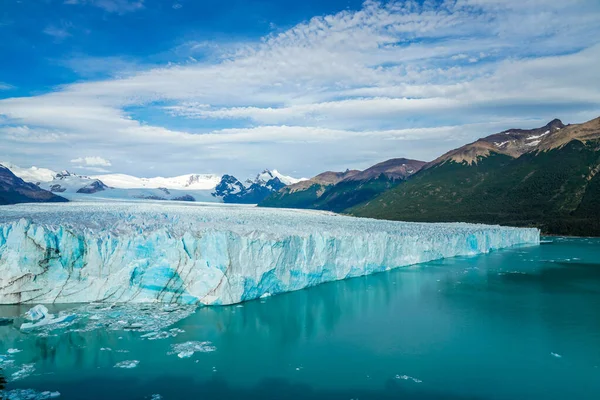 Perito Moreno Gleccser Los Glaciares Nemzeti Parkban Santa Cruz Tartomány — Stock Fotó