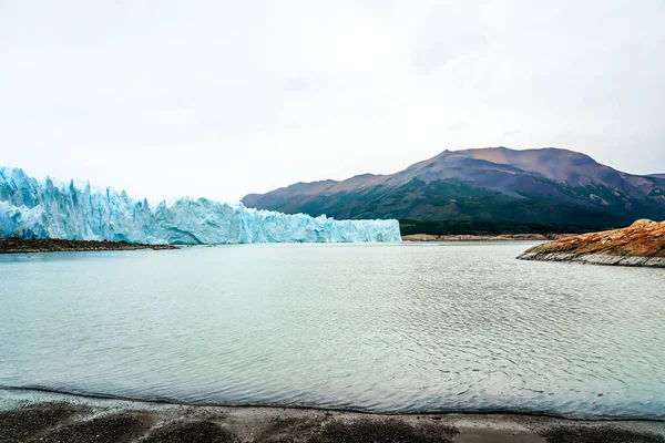 阿根廷圣克鲁斯省西南部Los Glaciares国家公园的Perito Moreno冰川 — 图库照片