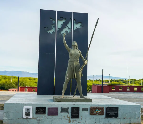 Calafate Argentina 2020年2月10日 Plazoleta Heroes Malvinas Falkland Islands War Heroes — ストック写真