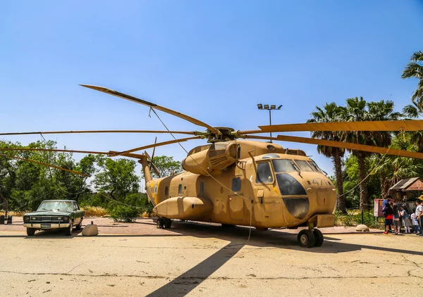 Hatzerim Israel Maj 2017 Sikorsky Izraelski Śmigłowiec Sił Powietrznych Wystawie — Zdjęcie stockowe