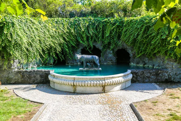 Hamilton New Zealand Februari 2019 Italiaanse Renaissance Tuin Hamilton Gardens — Stockfoto