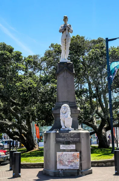 Napier New Zealand Styczeń 2019 Pomnik Wojny Południowej Afryki Napier — Zdjęcie stockowe