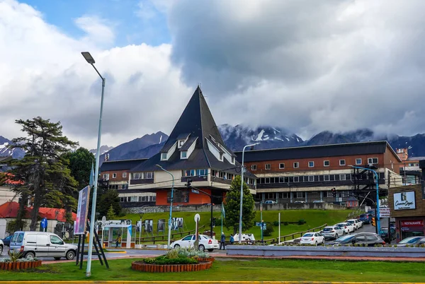 Ushuaia Argentina Fevereiro 2020 Edifício Governo Província Cidade Ushuaia Patagônia — Fotografia de Stock