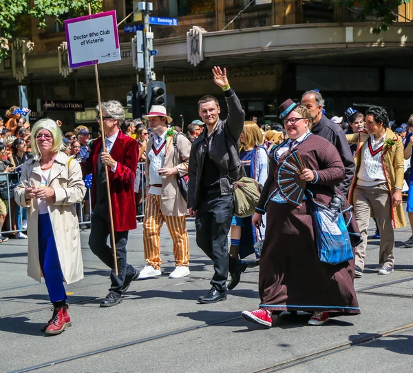 Melbourne Australien Januar 2019 Mitglieder Des Doctor Who Club Victoria — Stockfoto