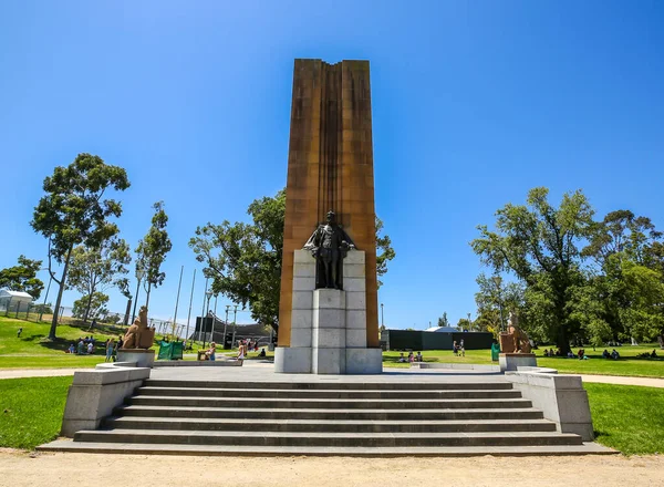 Melbourne Australien Januar 2019 Das Denkmal Erinnert König George Den — Stockfoto