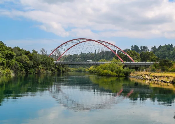 Scenic Waikato River Waikato River Longest River New Zealand Running — Stock Photo, Image