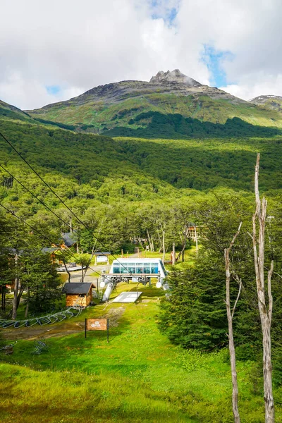 Ushuaia Argentina February 2020 Chairlift Cerro Castor Resort Cerro Castor — Stock Photo, Image