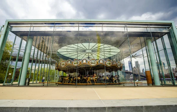 Brooklyn New York May 2020 Traditional Fairground Jane Carousel Brooklyn — Stock Photo, Image