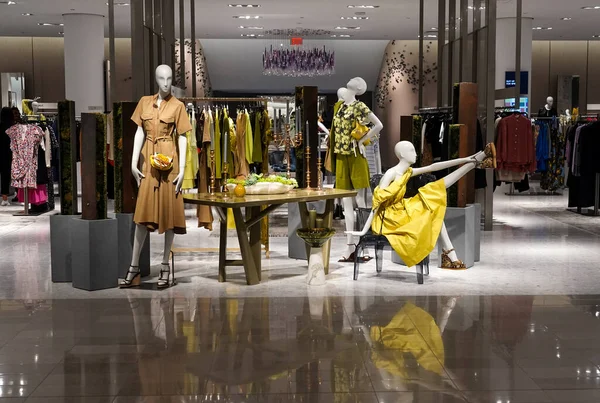 New York Mars 2020 Intérieurs Neiman Marcus Premier Magasin Manhattan — Photo