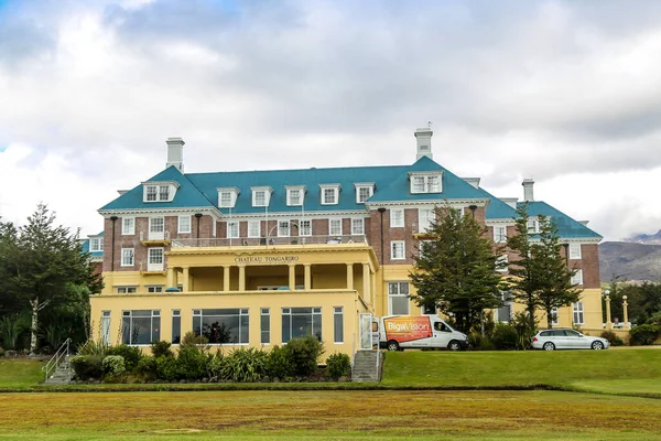 Mount Ruapehu New Zealand February 2019 Chateau Tongariro Hotel Resort — Stock Photo, Image