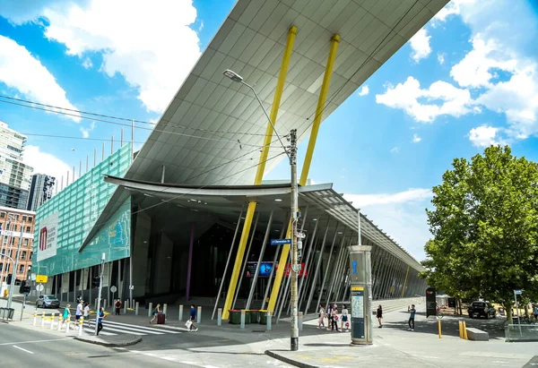 Melbourne Australia January 2019 Melbourne Convention Exhibition Centre Next Yarra — 图库照片