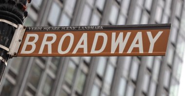 Manhattan 'da Broadway tabelası