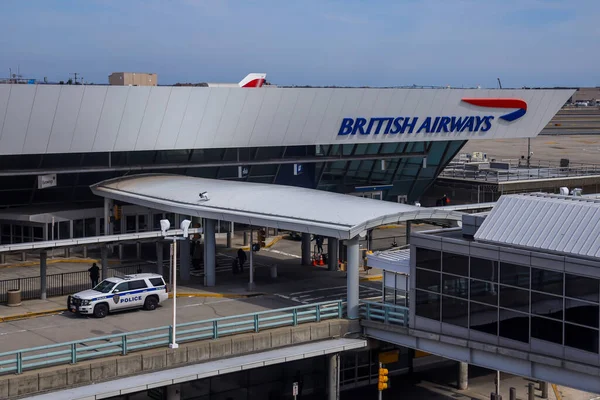 New York Marzo 2019 British Airways Terminal All Aeroporto Internazionale — Foto Stock