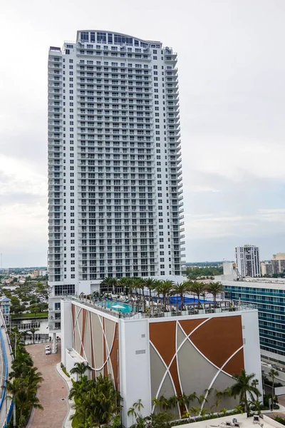Hallandale Beach Florida Enero 2020 Hyde Resort Residences South Florida — Foto de Stock