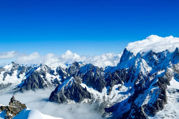 Mont Blanc Massif Alpen Perancis — Stok Foto