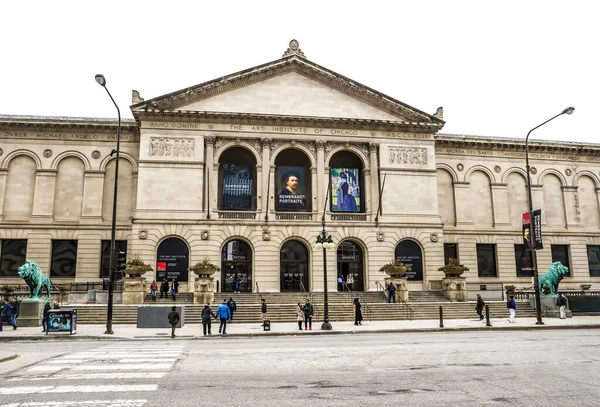 Chicago Illinois Marca 2019 Instytut Sztuki Chicago Znajduje Się Grant — Zdjęcie stockowe