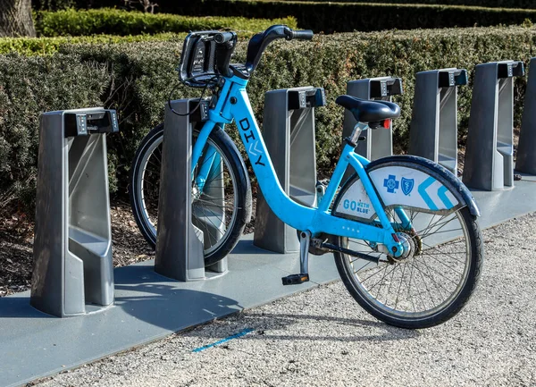 Chicago Illinois Marzo 2019 Divvy Sistema Para Compartir Bicicletas Ciudad — Foto de Stock