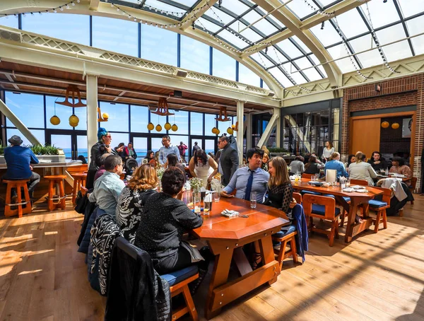 Inggris Chicago Illinois March 2019 Cindy Rooftop Restaurant Chicago Athletic — Stok Foto