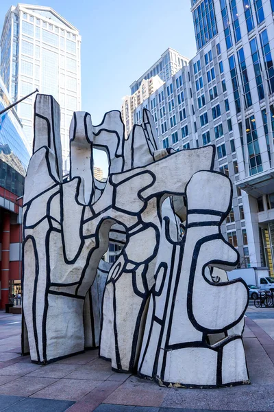 Chicago Illinois Μαρτίου 2019 Monument Standing Beast Του Γάλλου Καλλιτέχνη — Φωτογραφία Αρχείου
