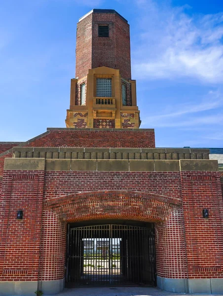 Das Riis Park Badehaus Jacob Riis Park Far Rockaway Der — Stockfoto