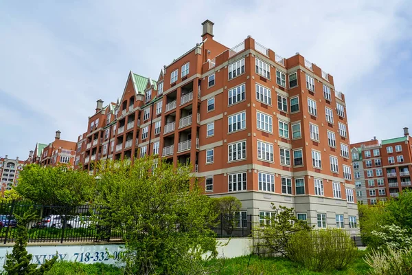 Brooklyn New York May 2020 Modern Oceana Condominium Coney Island — Stock Photo, Image