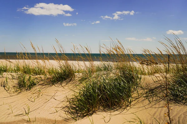 Duinen Golven Het Strand Van Atlantische Oceaan — Stockfoto