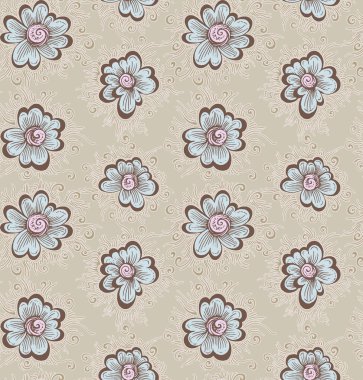 Modeli çizilmiş camomiles gelen. Dikişsiz dokuma desen. Tekstil, kumaş, duvar kağıdı arka plan için baskı tasarım. Kağıt, ambalaj, tekstil baskı için kullanılan.
