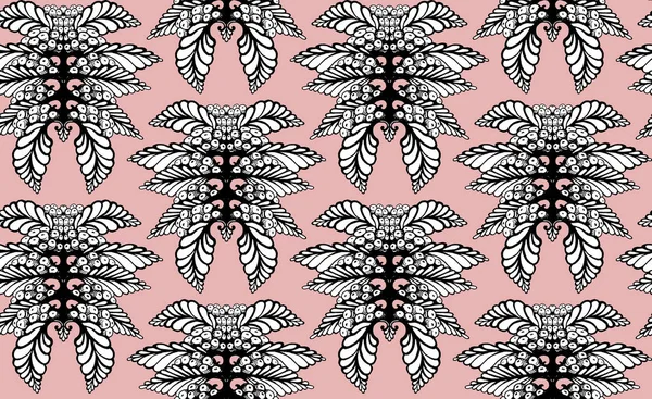 Заправить Листьями Ягодами Бесшовный Тканый Узор Дизайн Печати Текстиля Ткани — стоковое фото