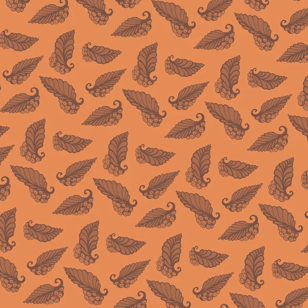 Заправить Листьями Ягодами Дизайн Печати Текстиля Ткани Обоев Фона Использоваться — стоковое фото