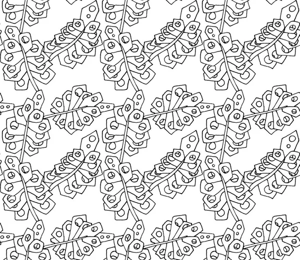 Pattern Iron Leaves Seamless Woven Pattern Design Print Textile Fabric — Stock Photo, Image
