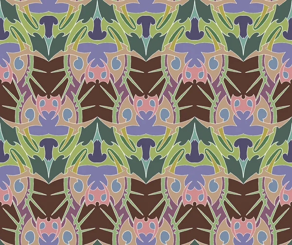 Образец Колючих Трилобитов Бесшовный Тканый Узор Дизайн Печати Текстиля Ткани — стоковое фото
